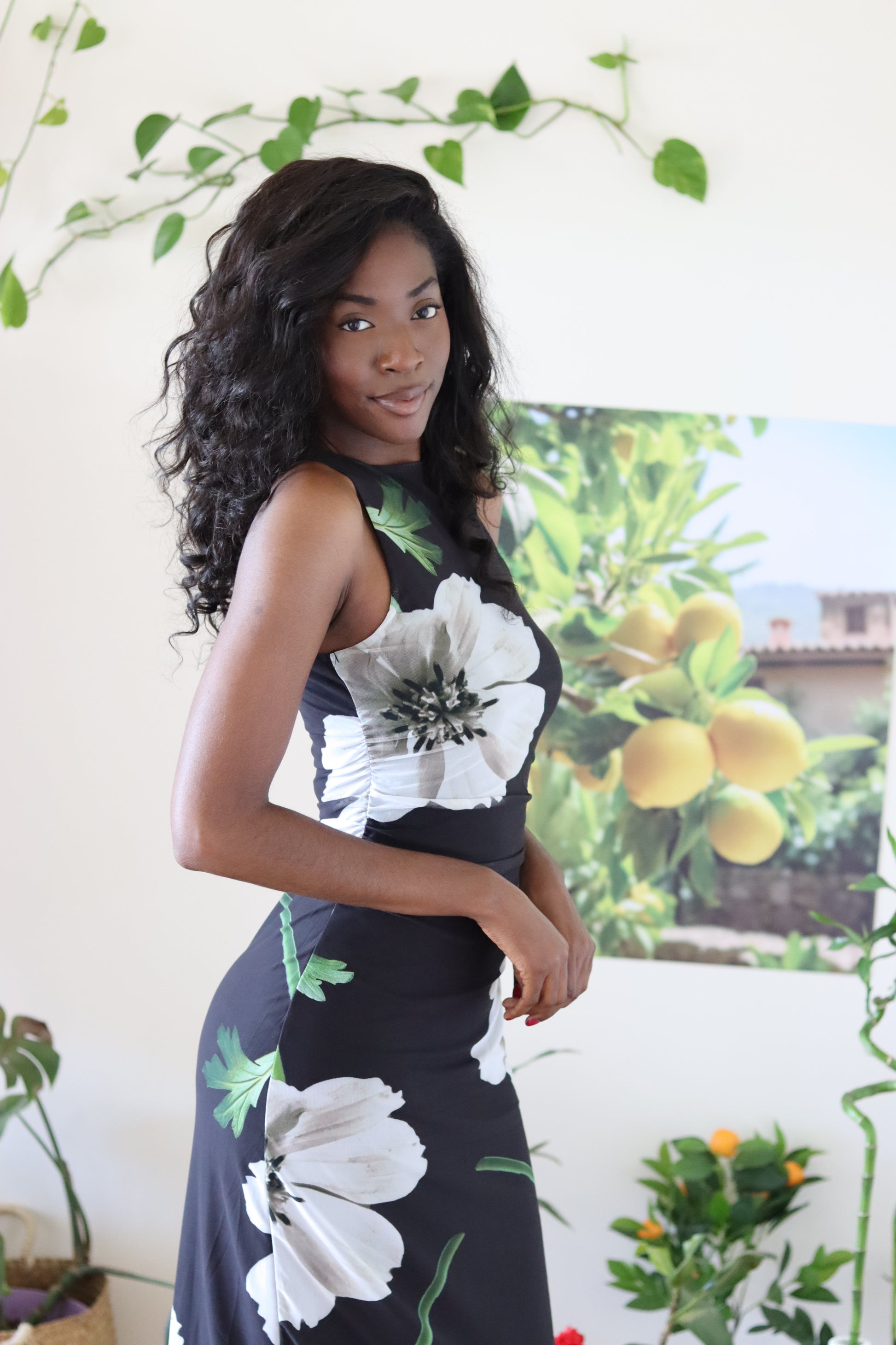 🌸 Feminine Floral Print Summer Dress – Elegant and Comfortable – MODEST FEMME